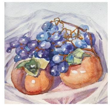 2017.Grapes and persimmon. thumb