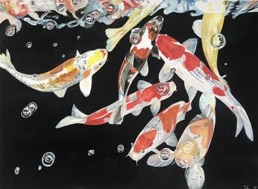 Original Realism Fish Paintings by Tracy Love