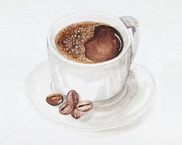 Print of Food & Drink Paintings by Thi Huong Au