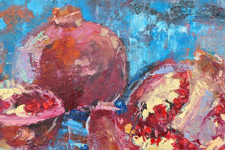 Original Abstract Food Painting by Anna Shevel