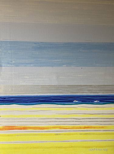 Original Impressionism Beach Paintings by jose ramon campomanes Alvarez