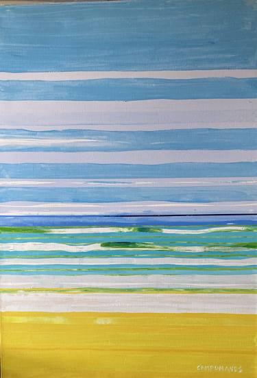Original Seascape Painting by jose ramon  campomanes Alvarez 
