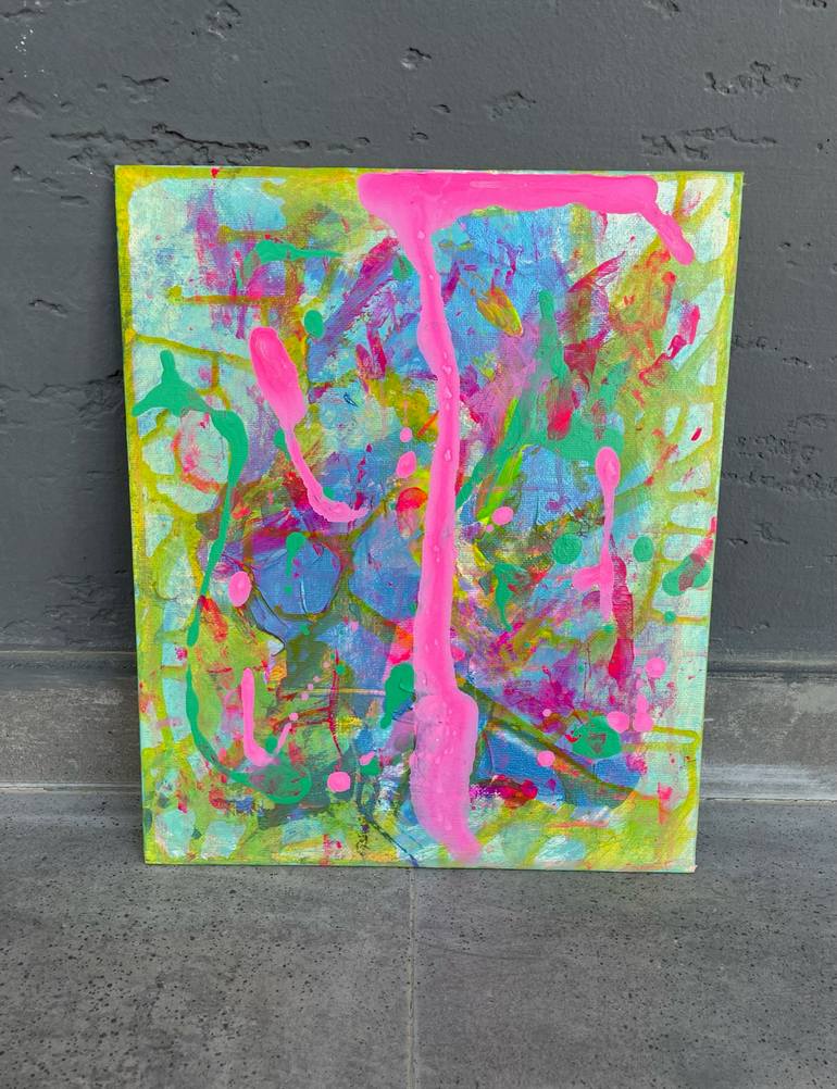 Original Abstract Expressionism Abstract Painting by Kate Daniels