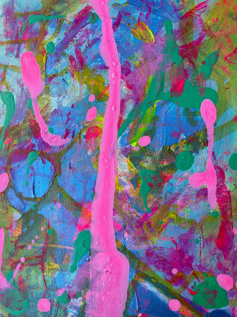 Original Abstract Expressionism Abstract Painting by Kate Daniels