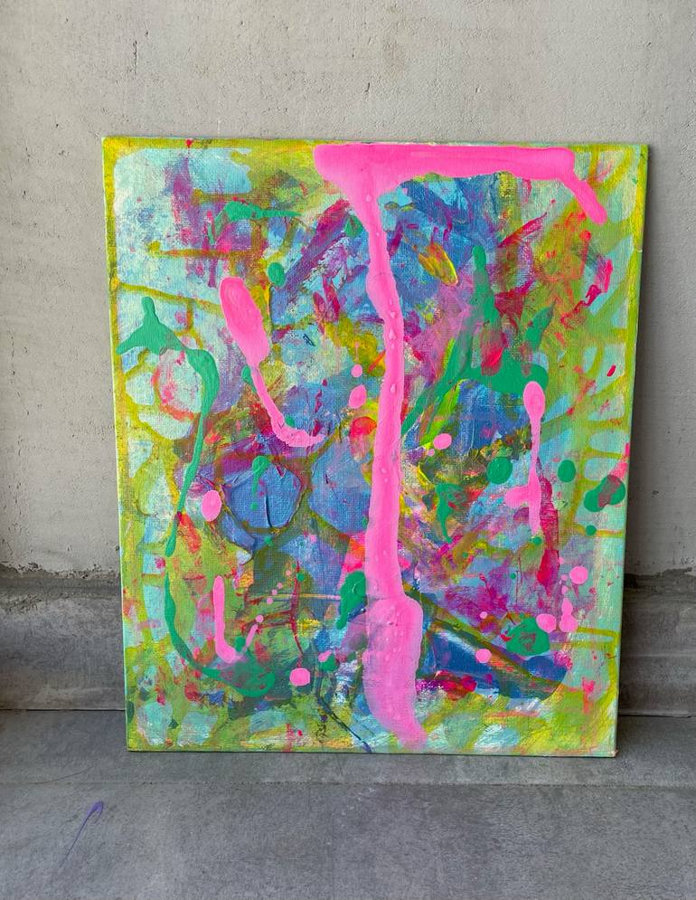 Original Abstract Expressionism Abstract Painting by Kate Daniels