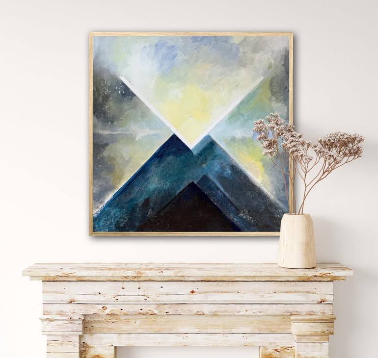 Original Conceptual Abstract Painting by Sarit Dekundy