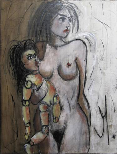Original Nude Paintings by TROPET JeanEdmond