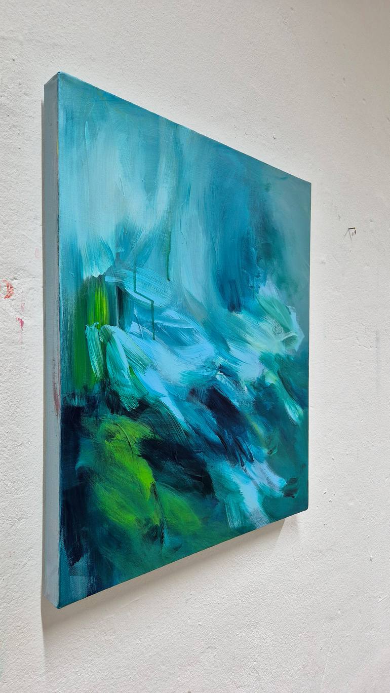 Original Painterly Abstraction Abstract Painting by Chris Kamprad