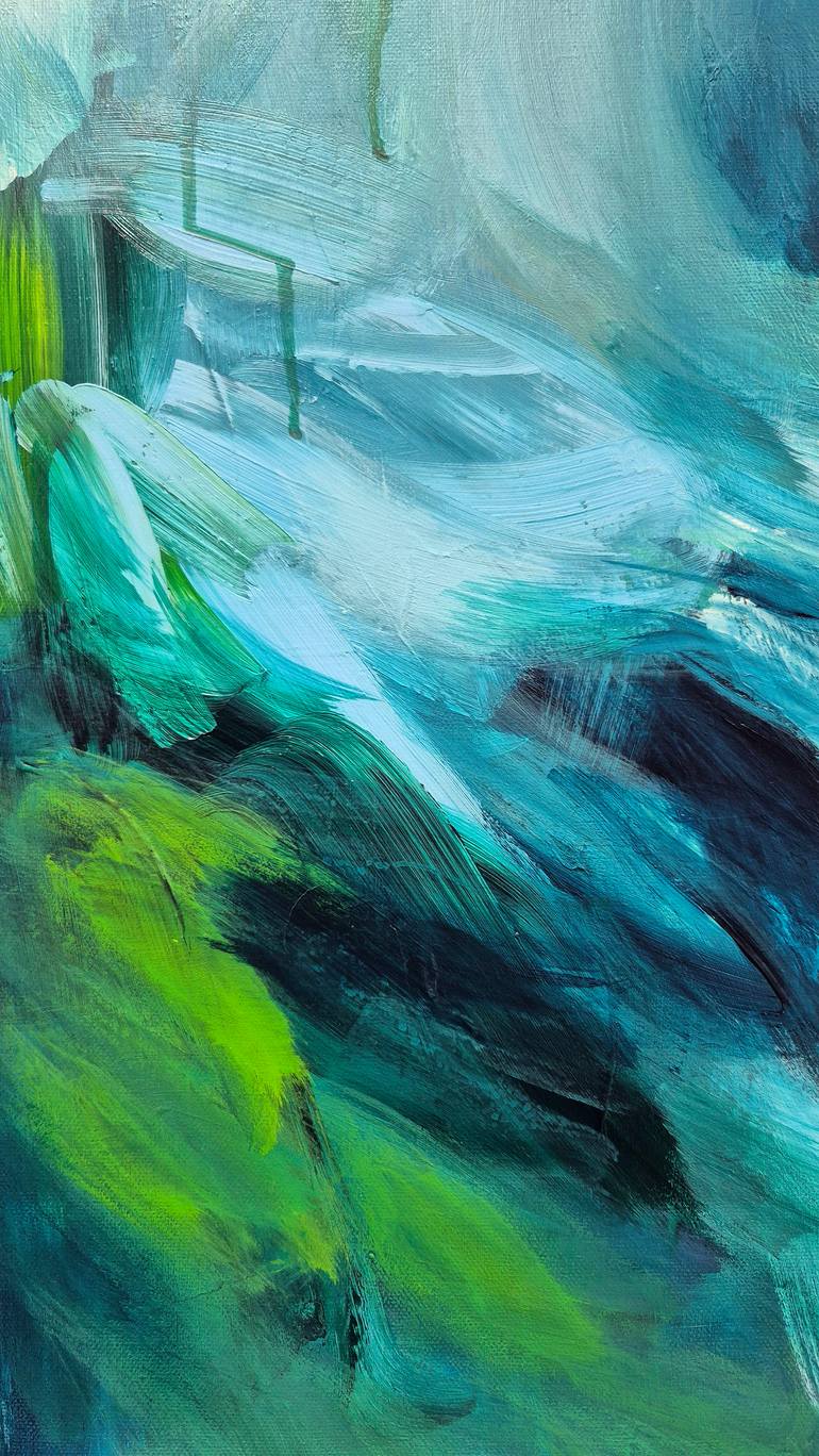 Original Painterly Abstraction Abstract Painting by Chris Kamprad