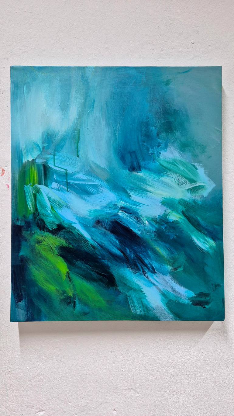 Original Painterly Abstraction Abstract Painting by Chris Kamprad