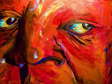 Original Abstract Expressionism Portrait Paintings by Van Beutler