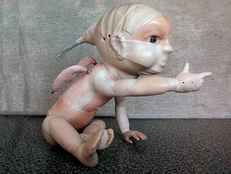 Original Expressionism Body Sculpture by Marco Consuegra
