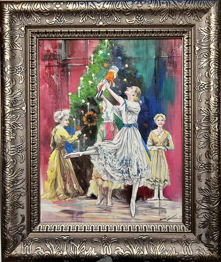Original Art Deco Performing Arts Painting by Lucille Lee