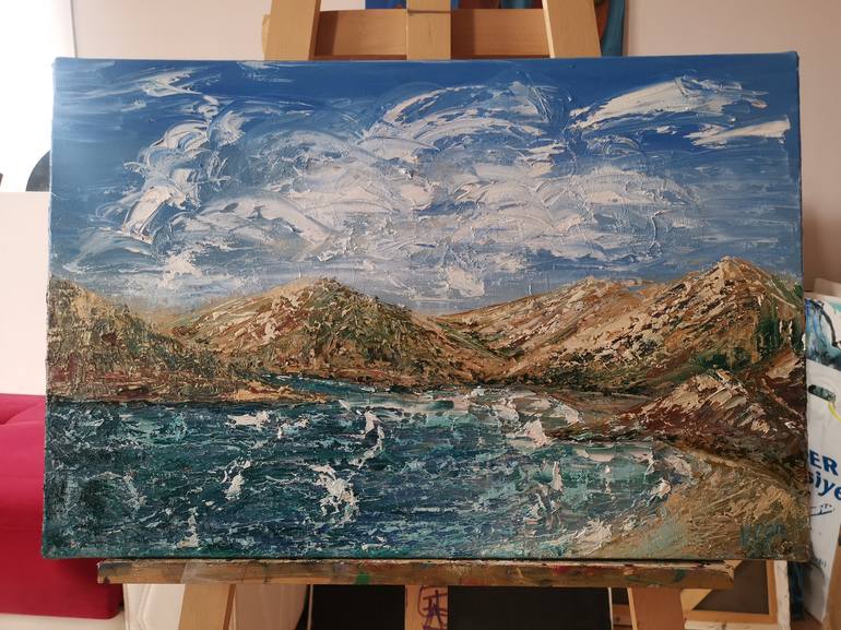 Original Realism Landscape Painting by Valentina Can