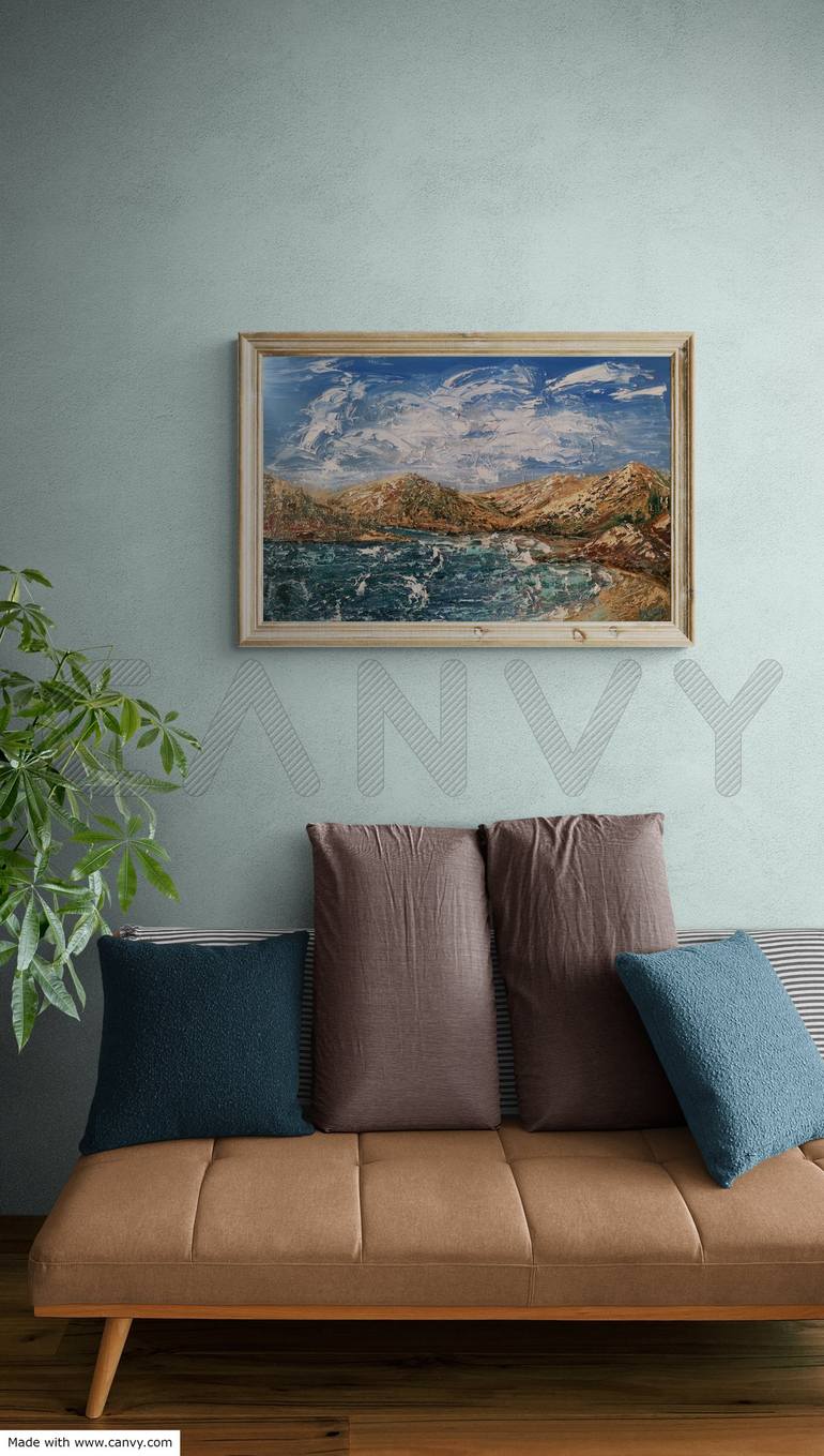 Original Realism Landscape Painting by Valentina Can