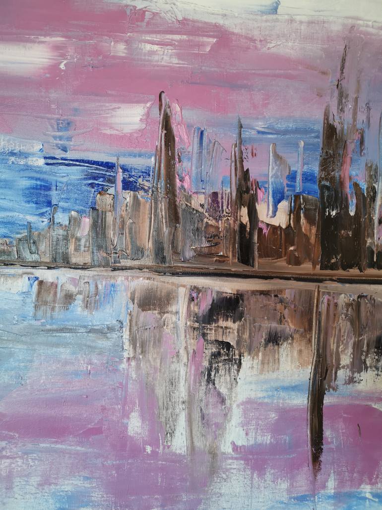 Original Abstract Landscape Painting by Valentina Can