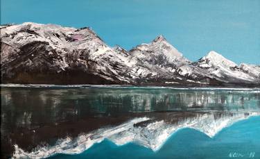 Ice Lake. Abstract, landscape, realism thumb