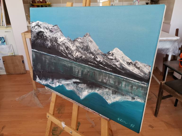 Original Modern Landscape Painting by Valentina Can