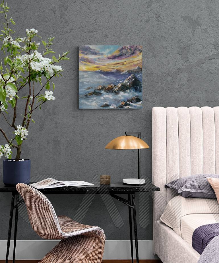 Original Abstract Landscape Painting by Valentina Can