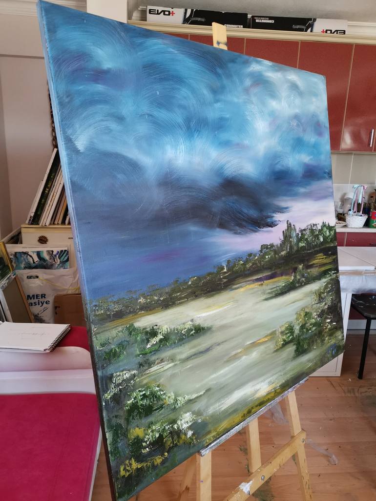 Original Landscape Painting by Valentina Can