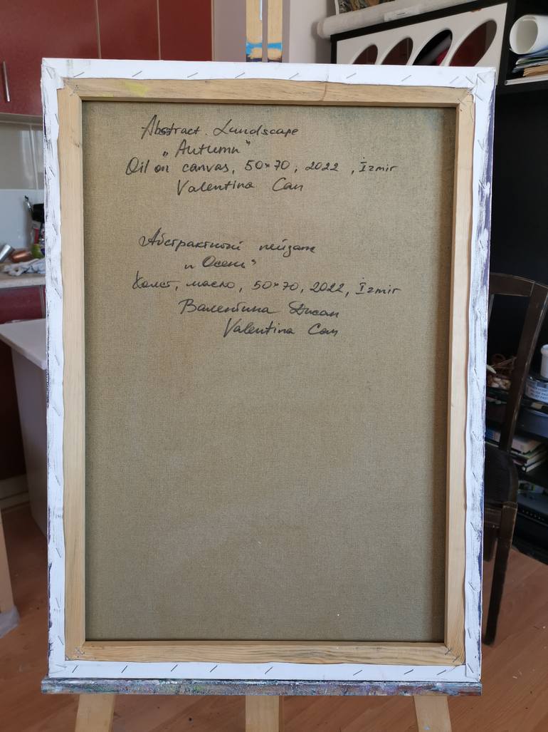 Original Abstract Landscape Painting by Valentina Can