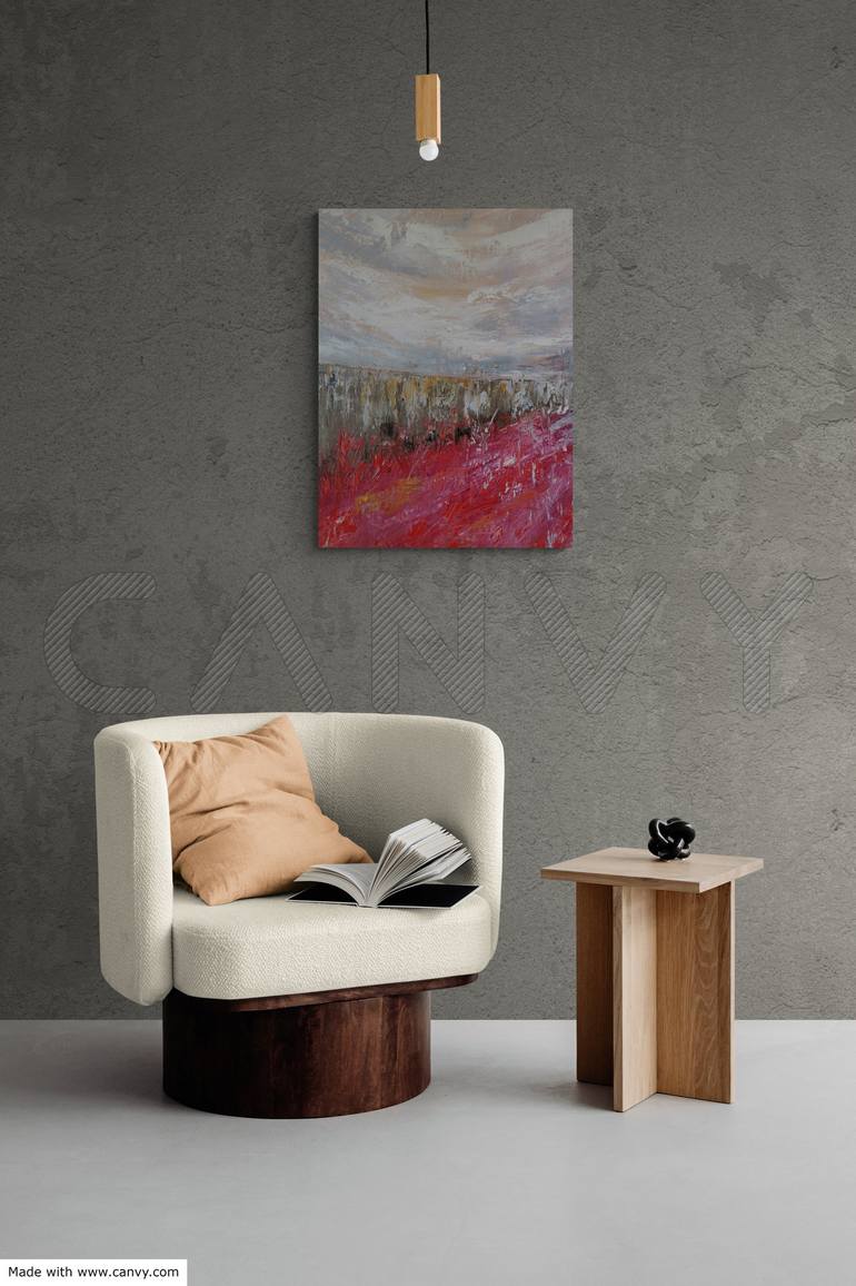 Original Abstract Expressionism Abstract Painting by Valentina Can