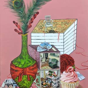 책가도 (Scholar's Accoutrements)