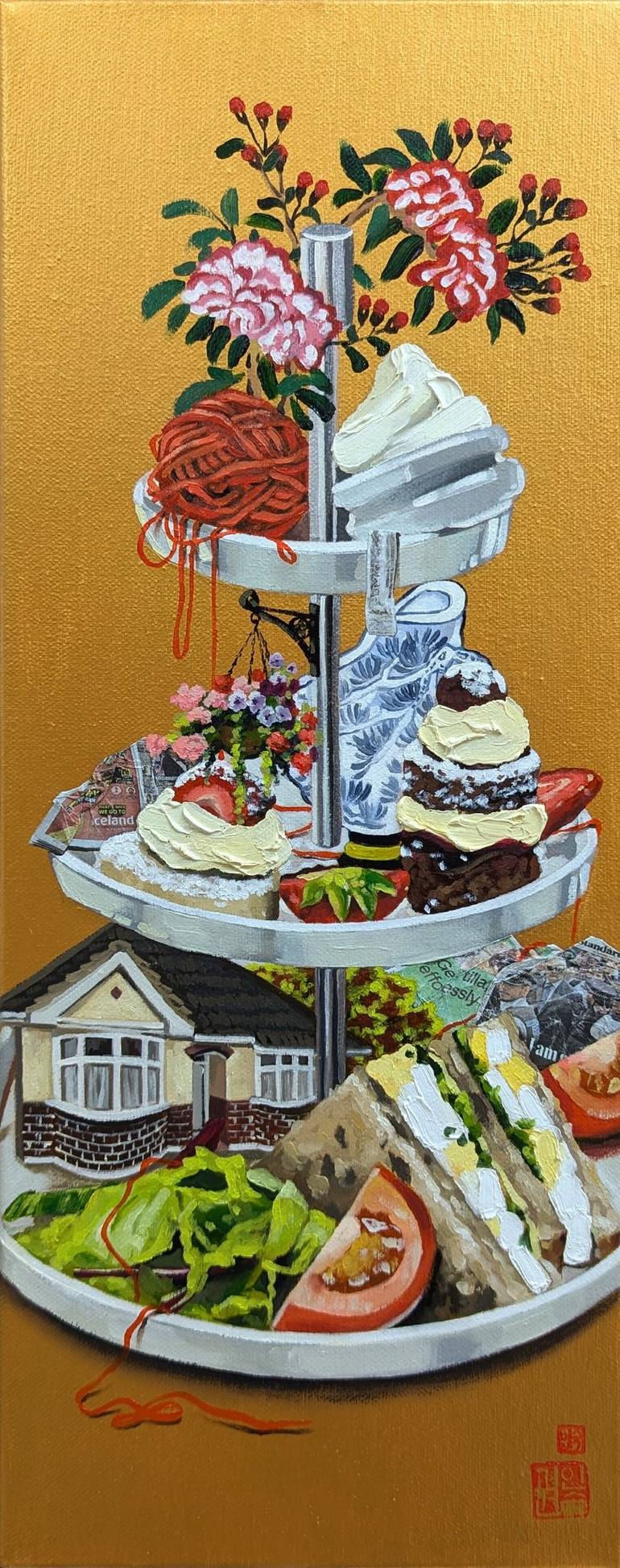 Original Surrealism Still Life Paintings by Insuk Kwon