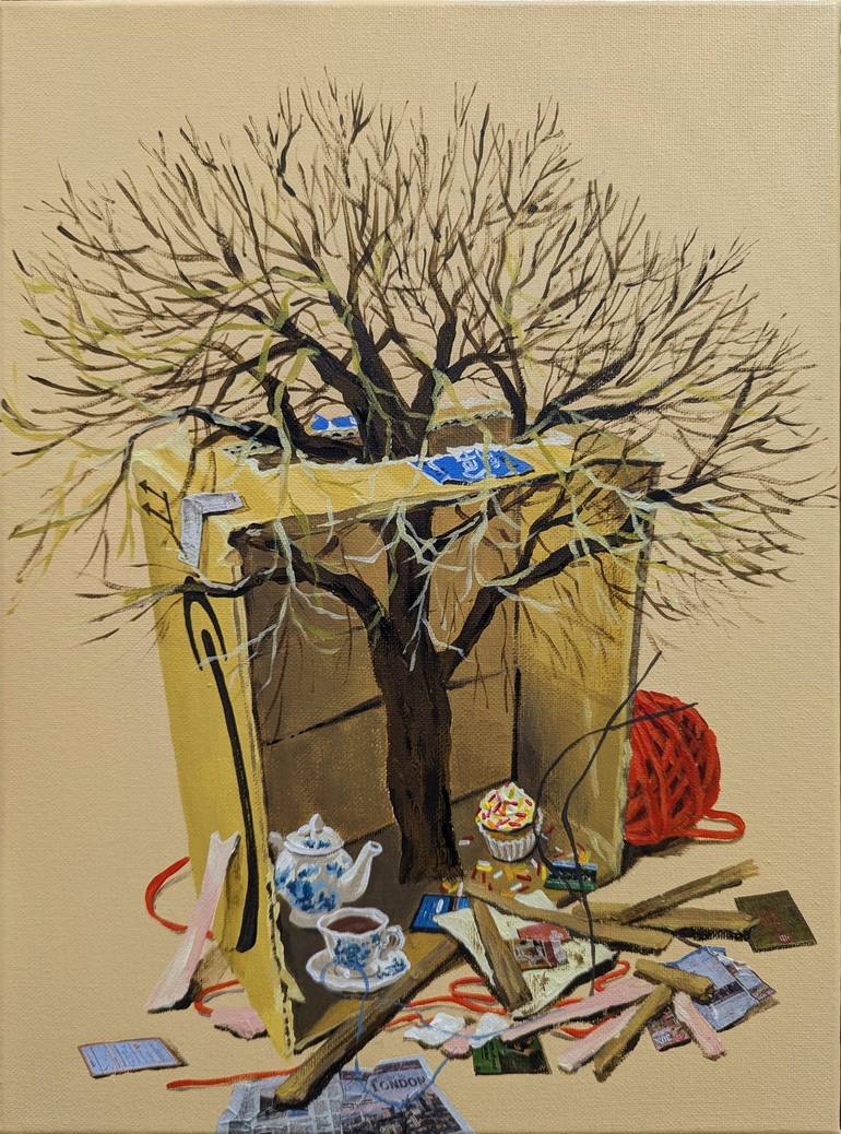 Original Surrealism Still Life Paintings by Insuk Kwon