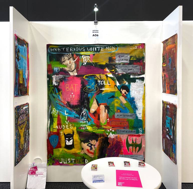 Original Abstract Graffiti Painting by Adriana Miranda
