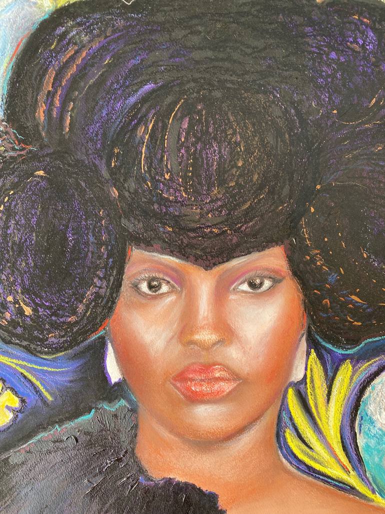 Original Expressionism Women Painting by Maria Titan