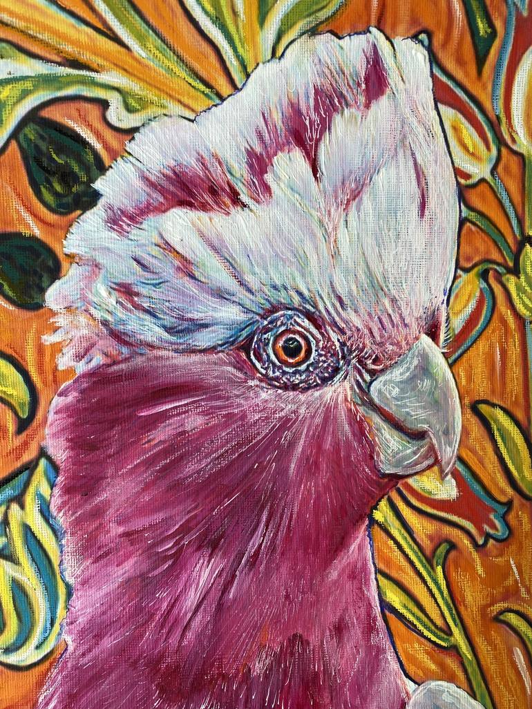 Original Expressionism Animal Painting by Maria Titan