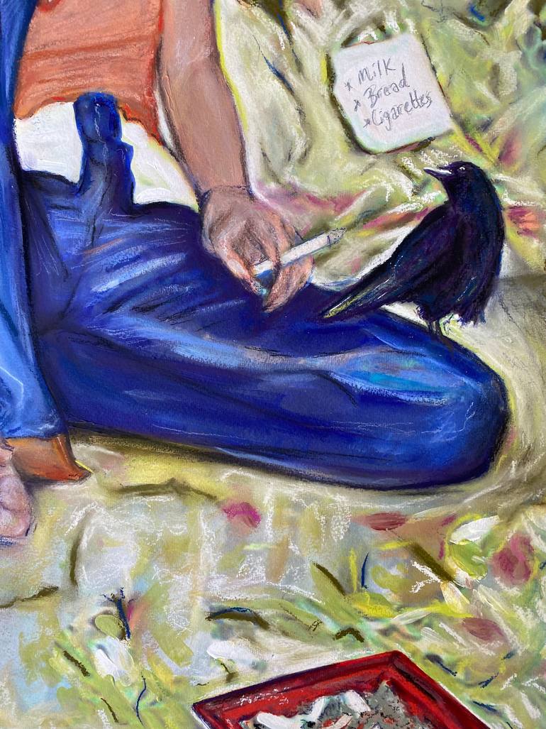 Original Expressionism Women Painting by Maria Titan