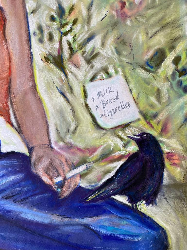 Original Expressionism Women Painting by Maria Titan