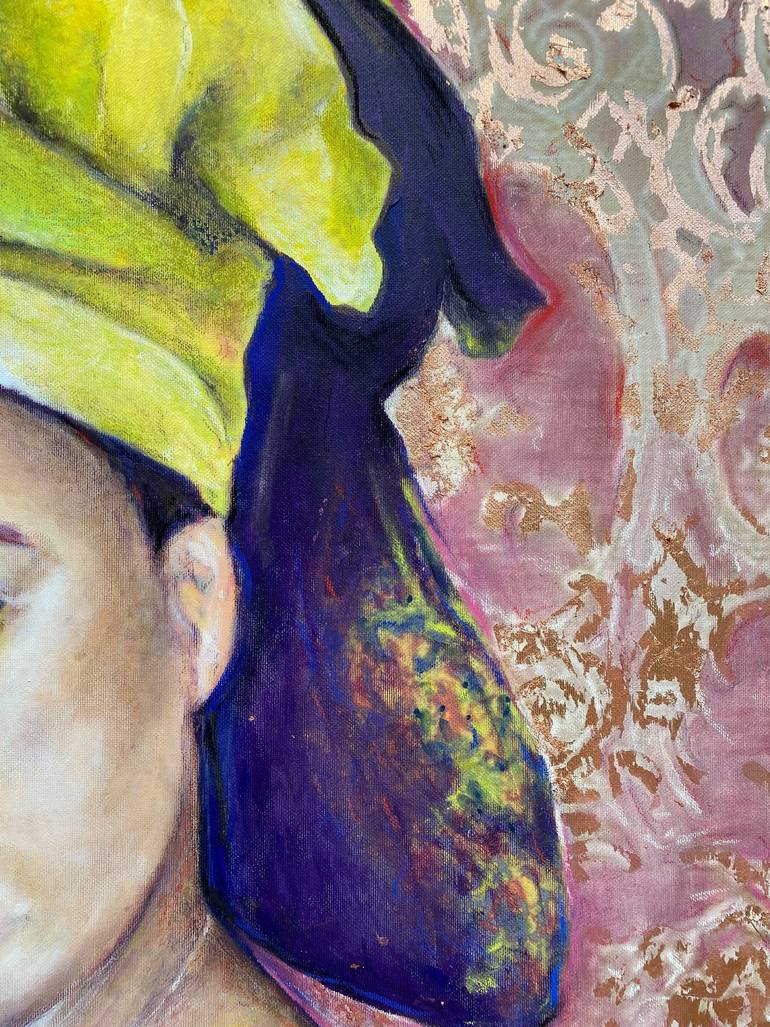 Original Expressionism Women Painting by Maria Titan
