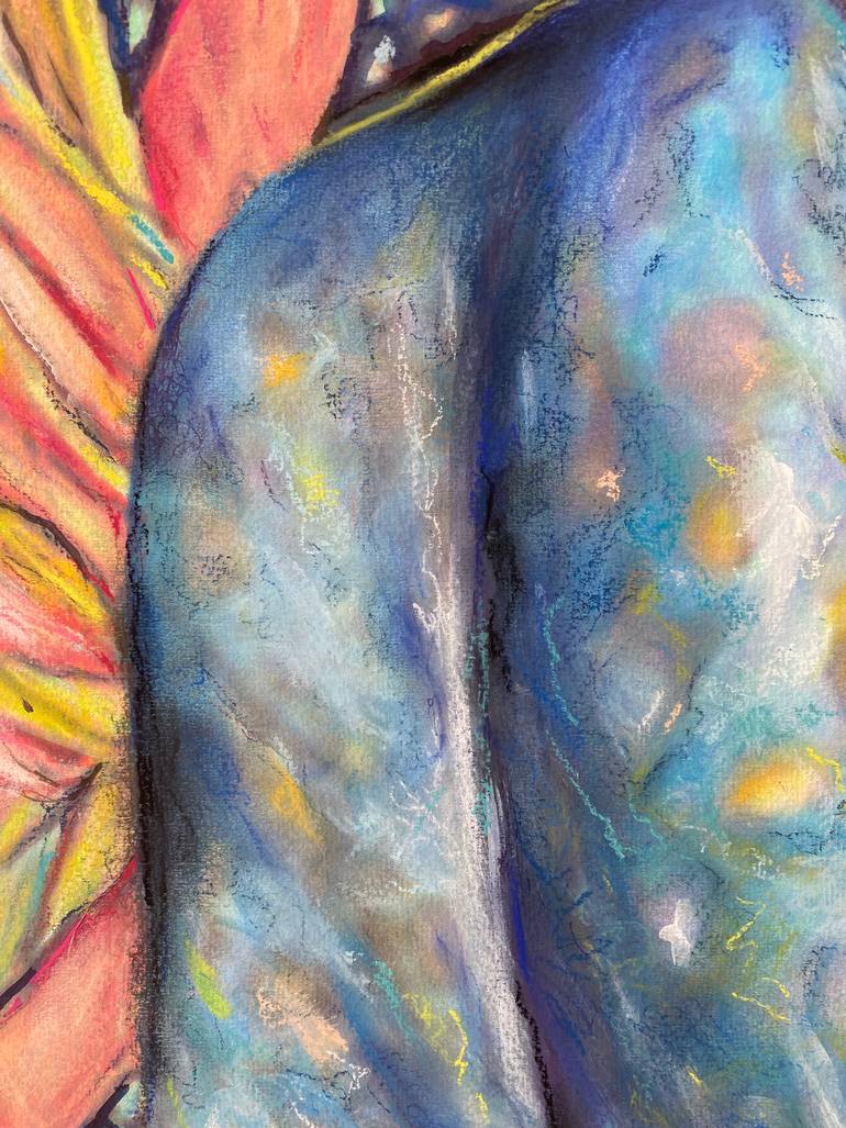 Original Expressionism Women Painting by Maria Titan