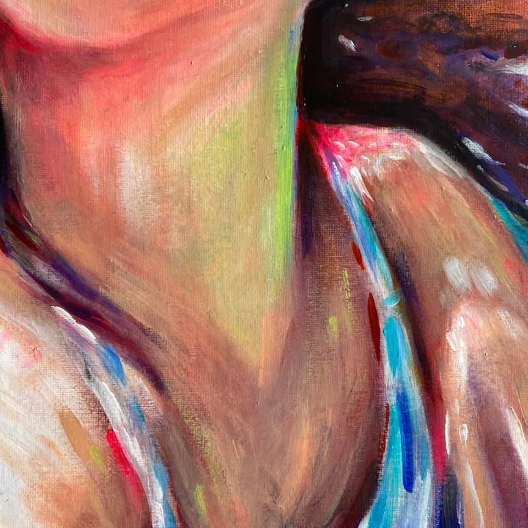 Original Expressionism Water Painting by Maria Titan