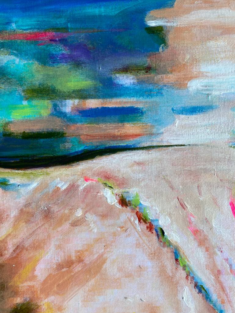 Original Expressionism Water Painting by Maria Titan
