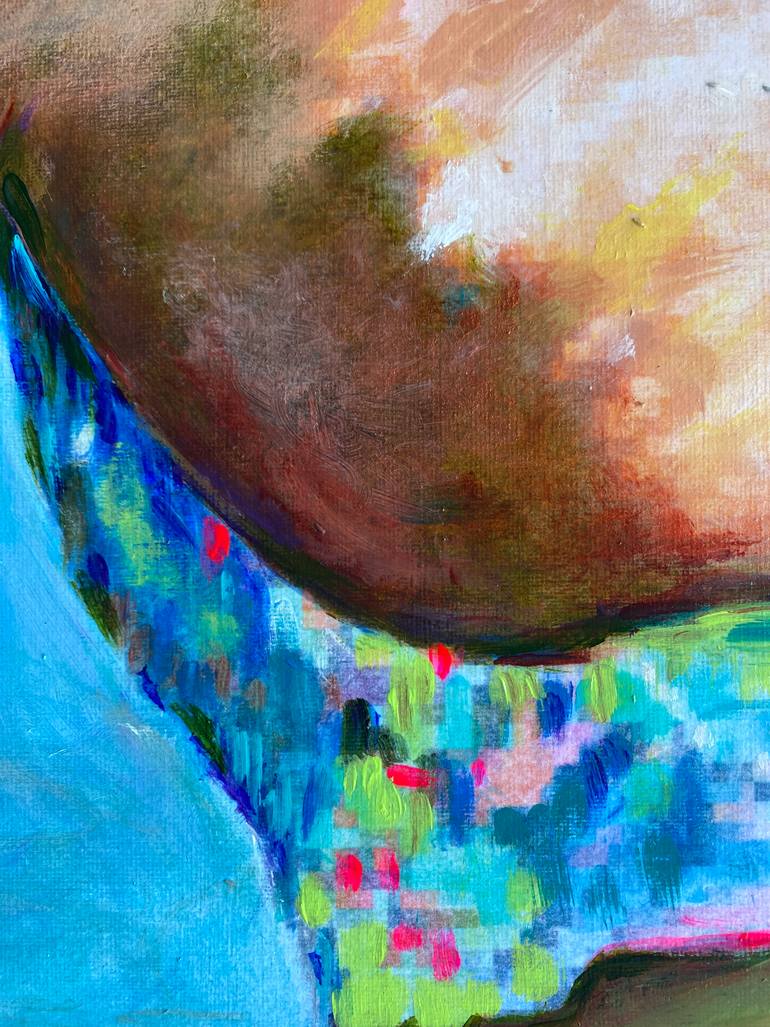 Original Expressionism Water Painting by Maria Titan