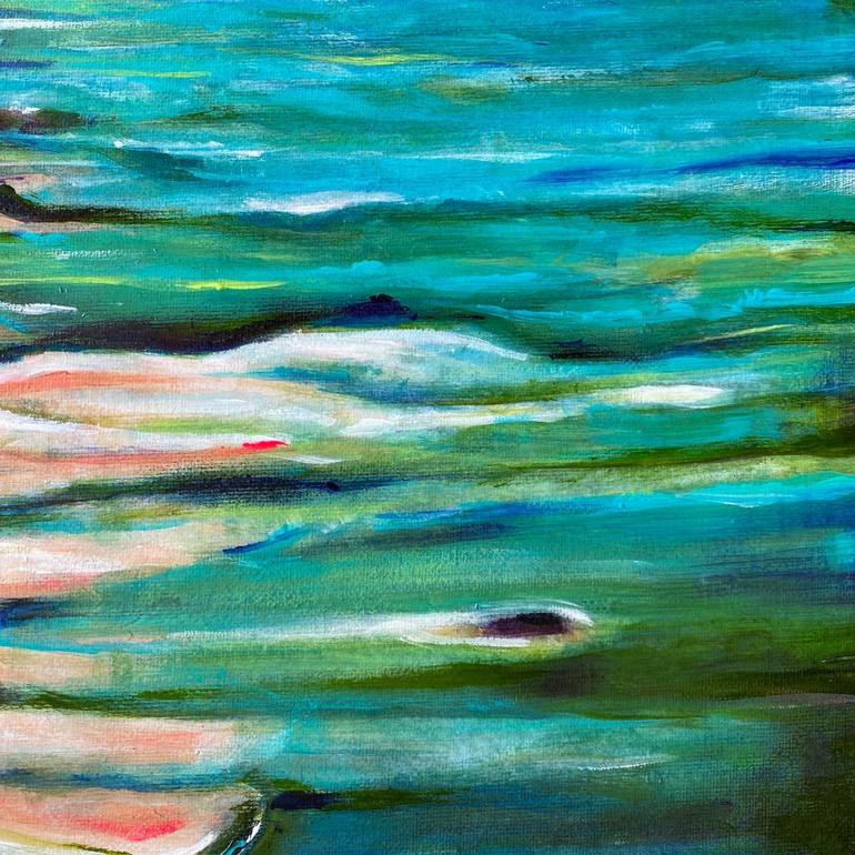 Original Expressionism Water Painting by Maria Titan