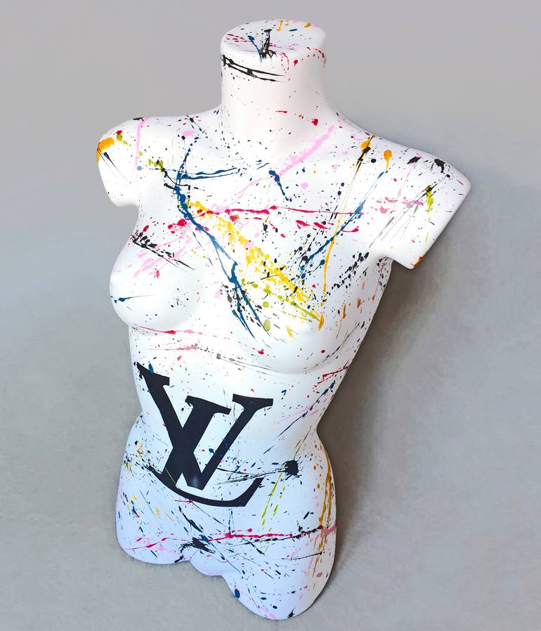 Original Abstract Body Sculpture by Nash Pop Art