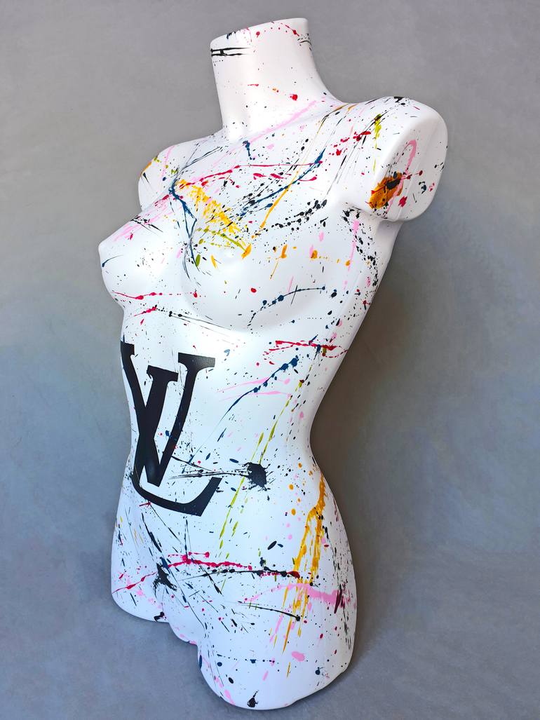 Original Abstract Body Sculpture by Nash Pop Art