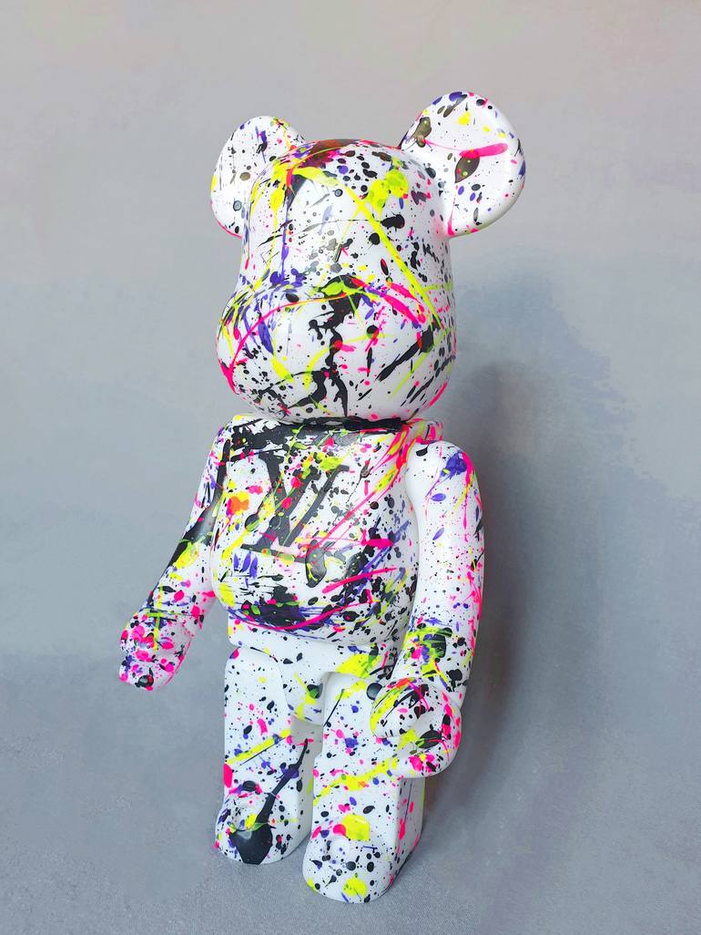 Louis Vuitton Bear 400 white Sculpture by NASH Pop Art Saatchi Art