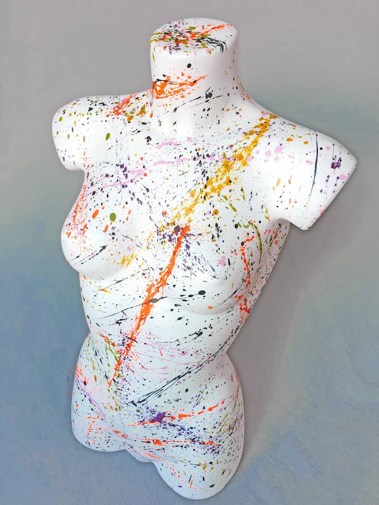 Original Abstract Body Sculpture by NASH Pop Art