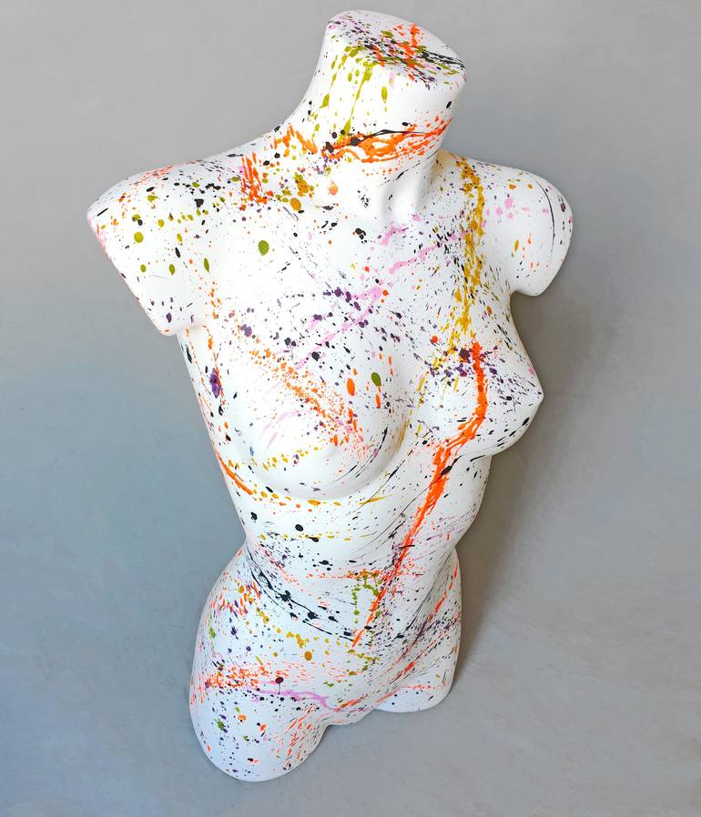 Original Abstract Body Sculpture by NASH Pop Art