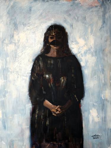 Original Figurative People Paintings by Salman Alameer