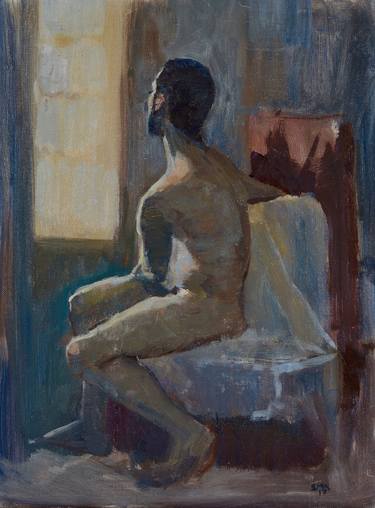 Original Expressionism Nude Paintings by Salman Alameer