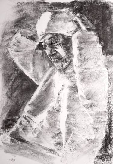 Print of Expressionism People Drawings by Salman Alameer