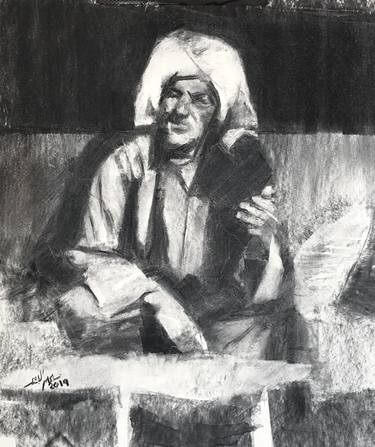 Original Realism People Drawings by Salman Alameer