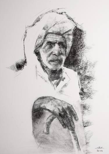 Original Expressionism People Drawings by Salman Alameer